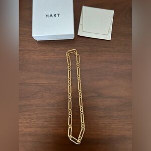 Hart gold chain link necklace
